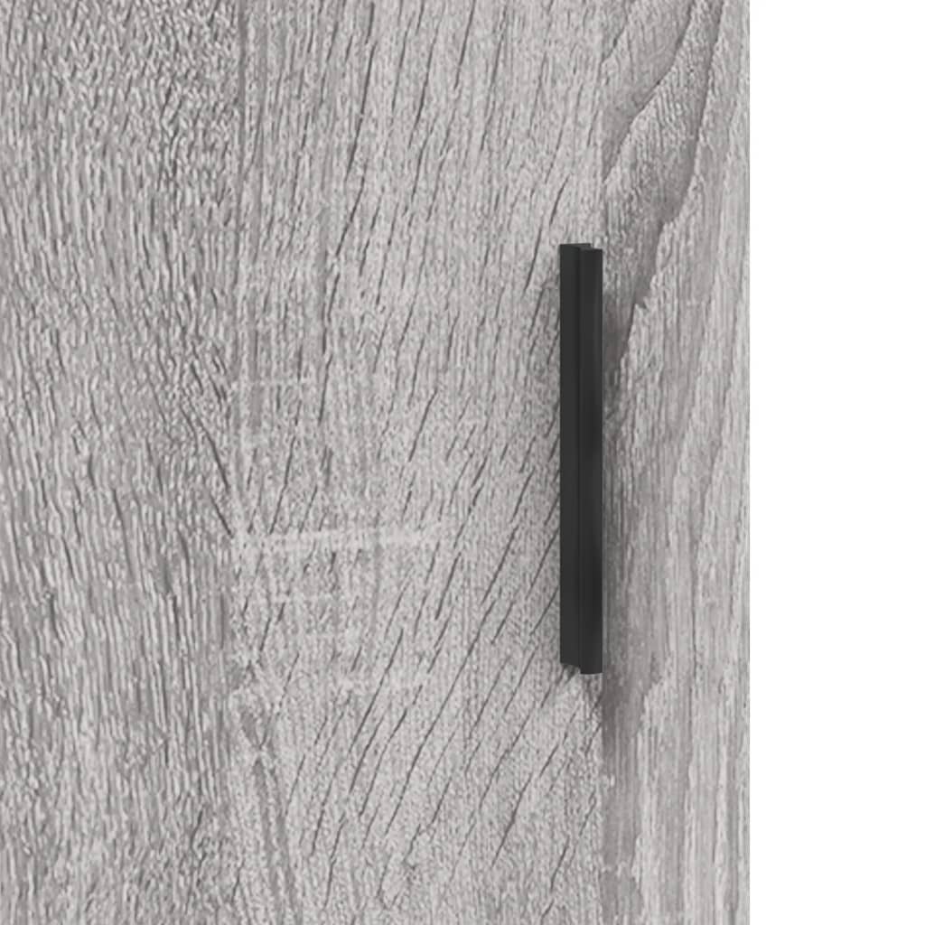 Visoka komoda siva sonome 69,5x34x180 cm od konstruiranog drva