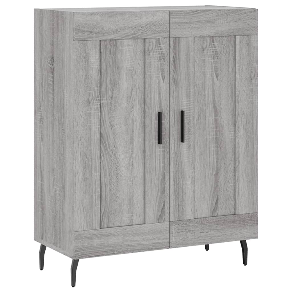Visoka komoda siva sonome 69,5x34x180 cm od konstruiranog drva