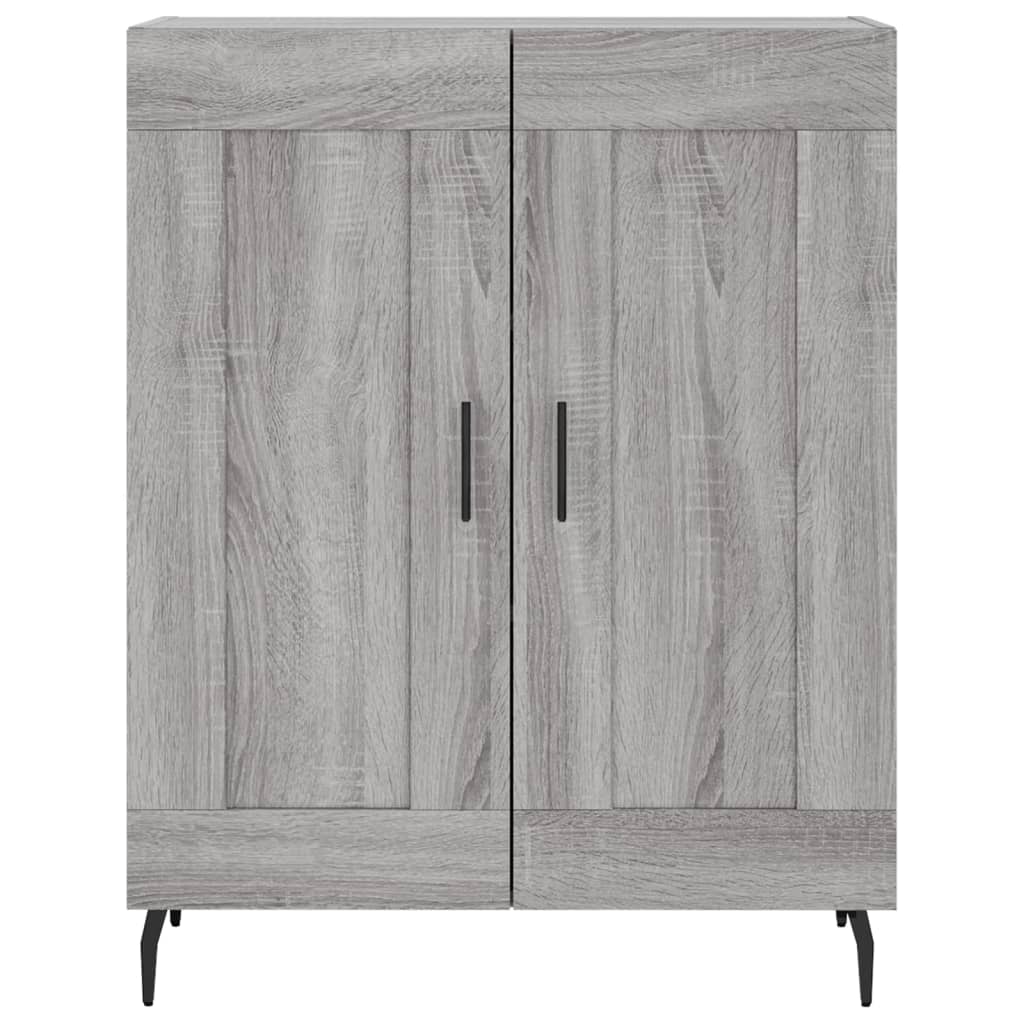 Visoka komoda siva sonome 69,5x34x180 cm od konstruiranog drva