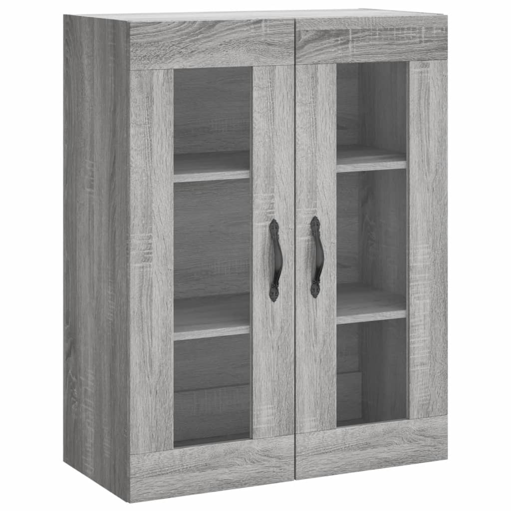 Visoka komoda siva sonome 69,5x34x180 cm od konstruiranog drva