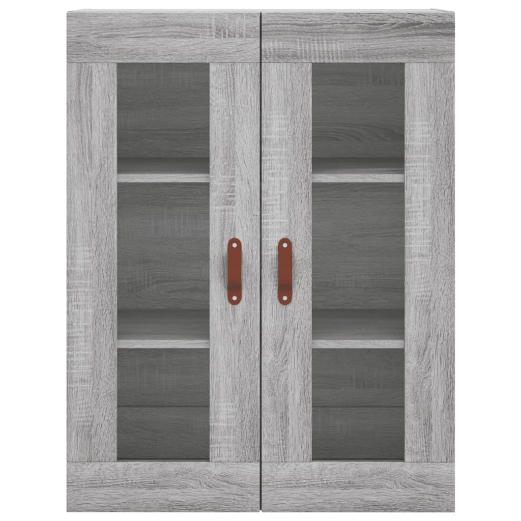 Visoka komoda siva sonome 69,5x34x180 cm od konstruiranog drva