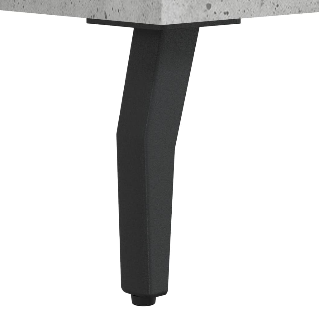 Visoka komoda siva betona 69,5x34x180 cm od konstruiranog drva
