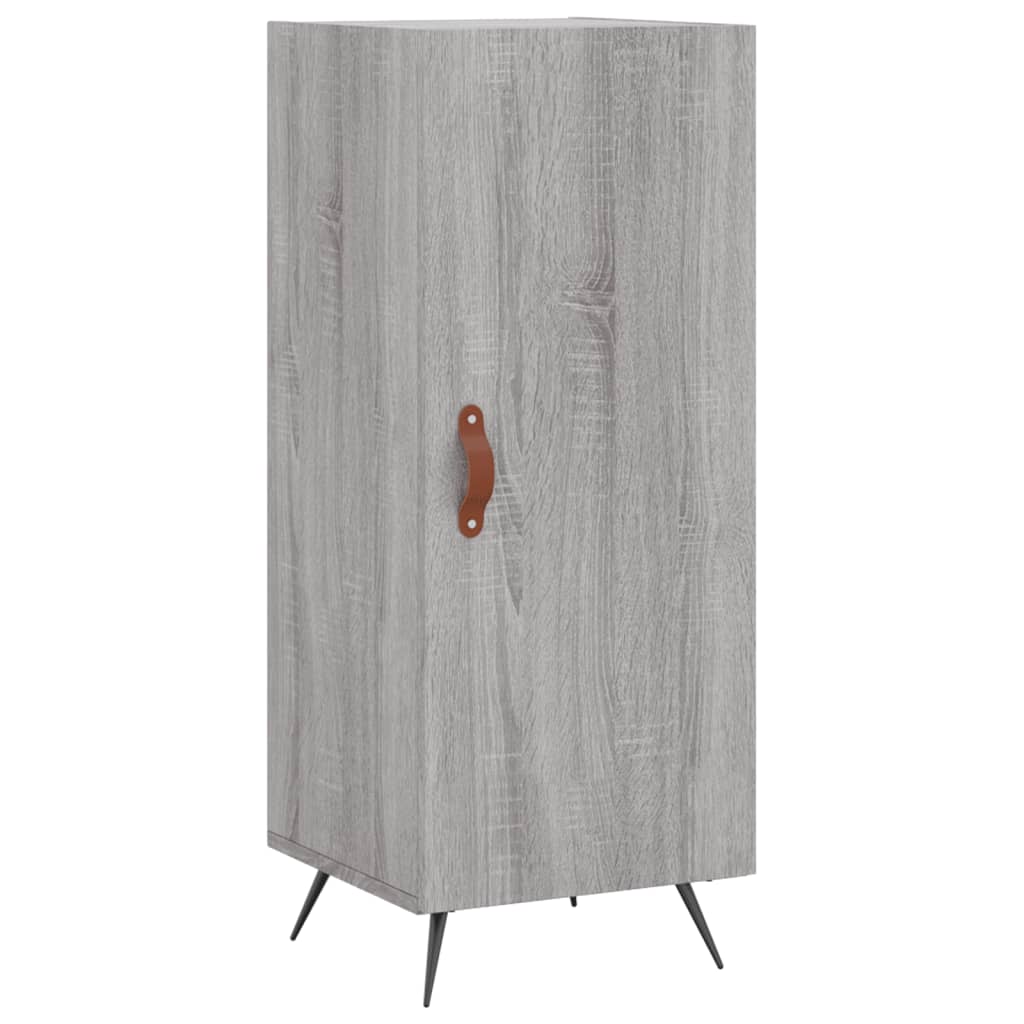 Visoka komoda siva sonome 34,5x34x180 cm od konstruiranog drva
