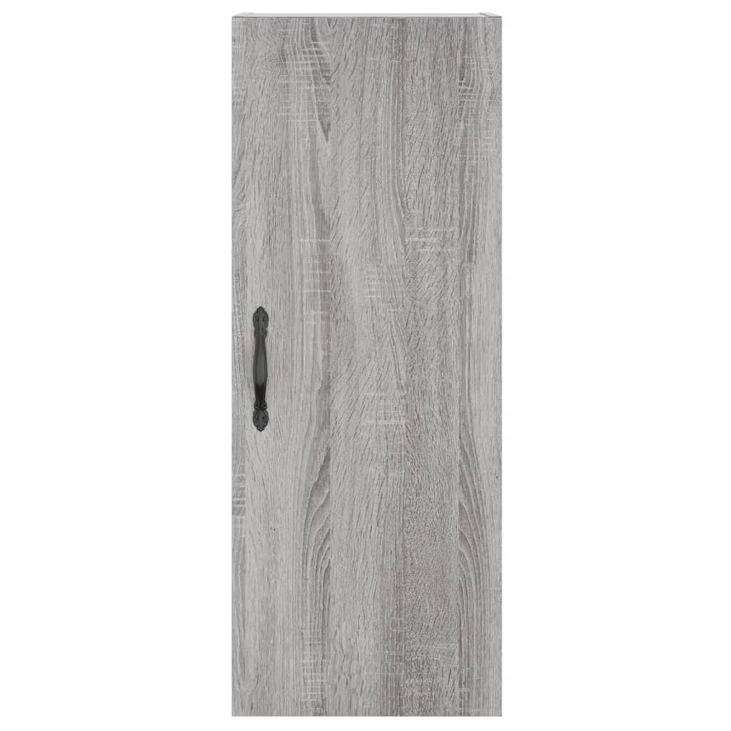 Visoka komoda siva sonome 34,5x34x180 cm od konstruiranog drva