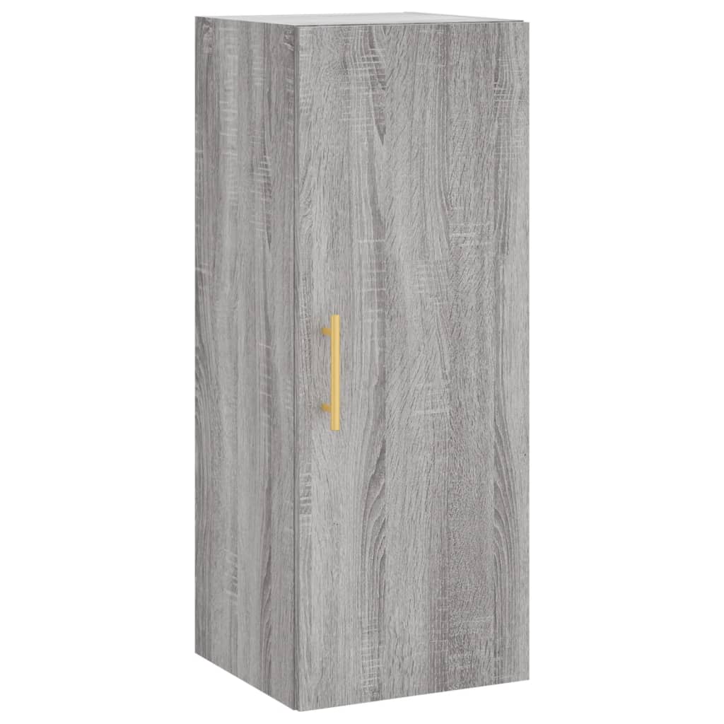 Visoka komoda siva sonome 34,5x34x180 cm od konstruiranog drva