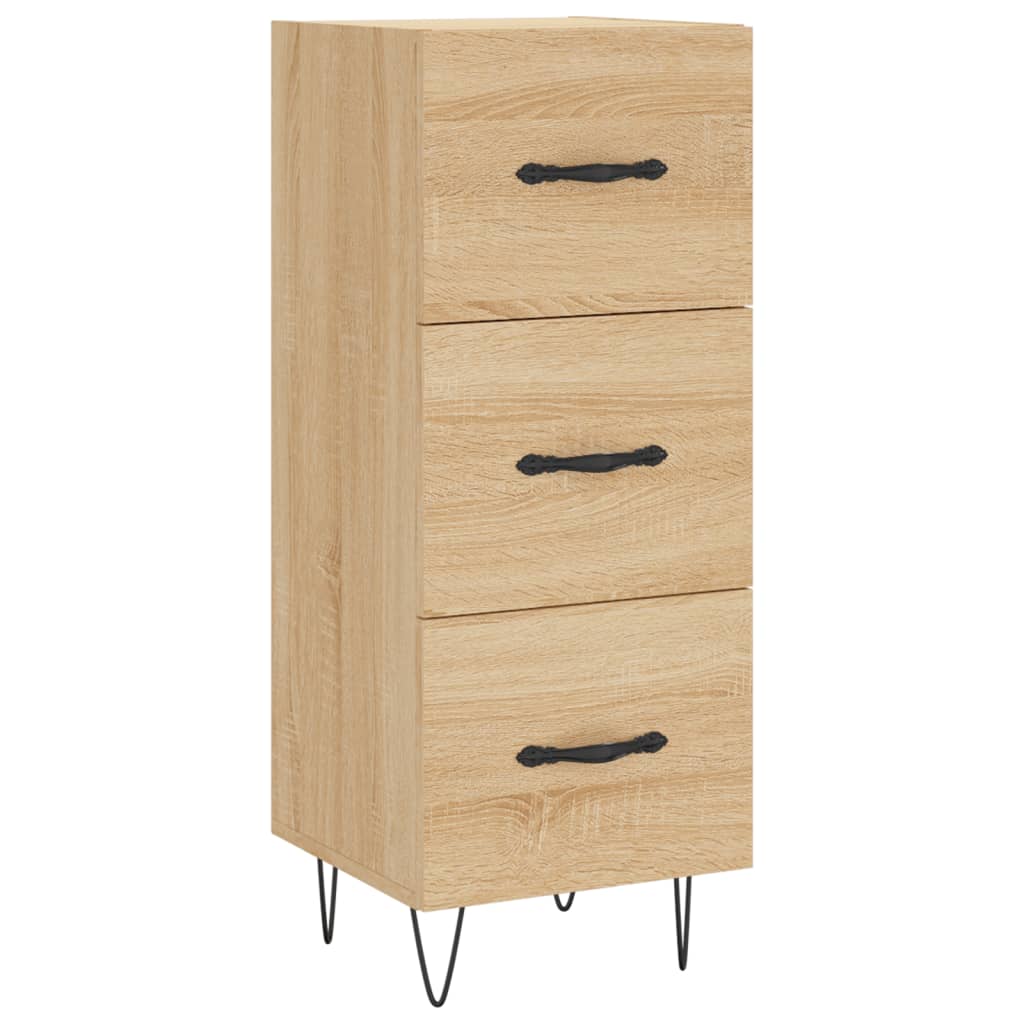 Visoka komoda hrasta sonome 34,5x34x180cm od konstruiranog drva