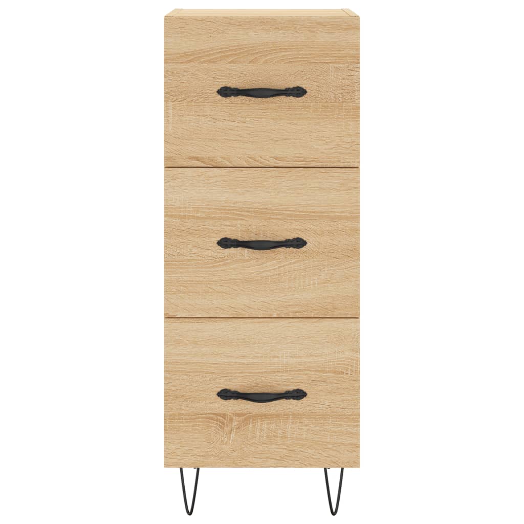 Visoka komoda hrasta sonome 34,5x34x180cm od konstruiranog drva