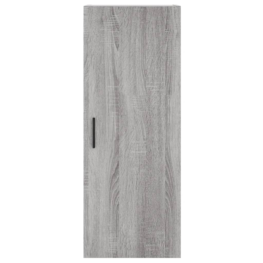 Visoka komoda siva sonome 34,5x34x180 cm od konstruiranog drva