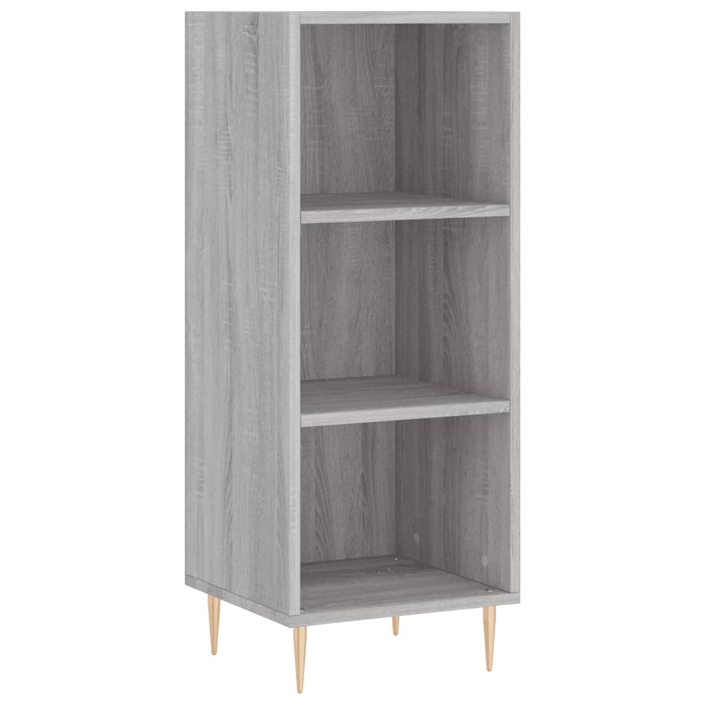 Visoka komoda siva sonome 34,5x34x180 cm od konstruiranog drva
