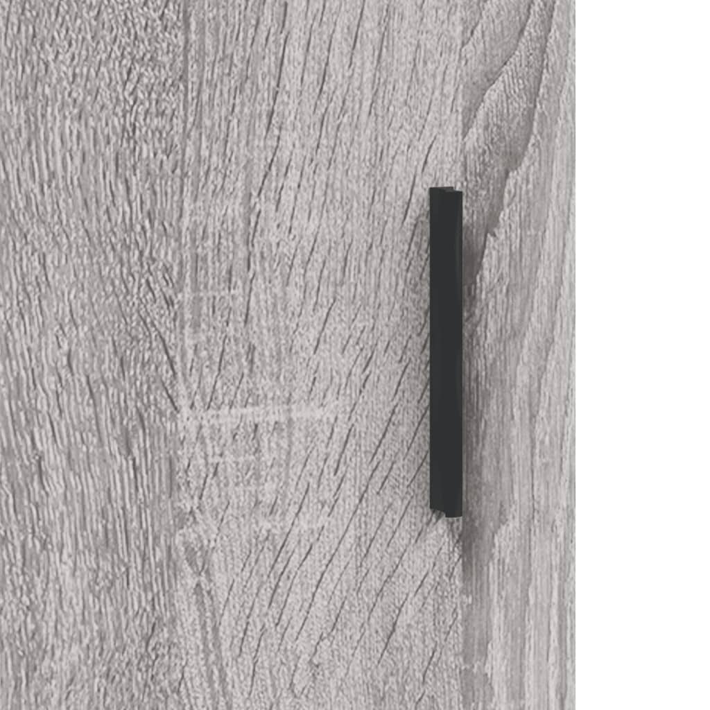 Visoka komoda siva sonome 34,5x34x180 cm od konstruiranog drva