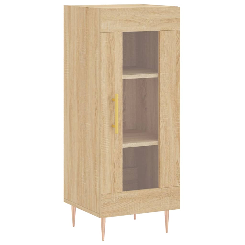 Visoka komoda hrasta sonome 34,5x34x180cm od konstruiranog drva