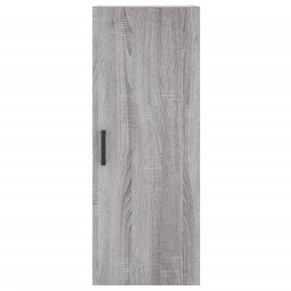 Visoka komoda siva sonome 34,5x34x180 cm od konstruiranog drva