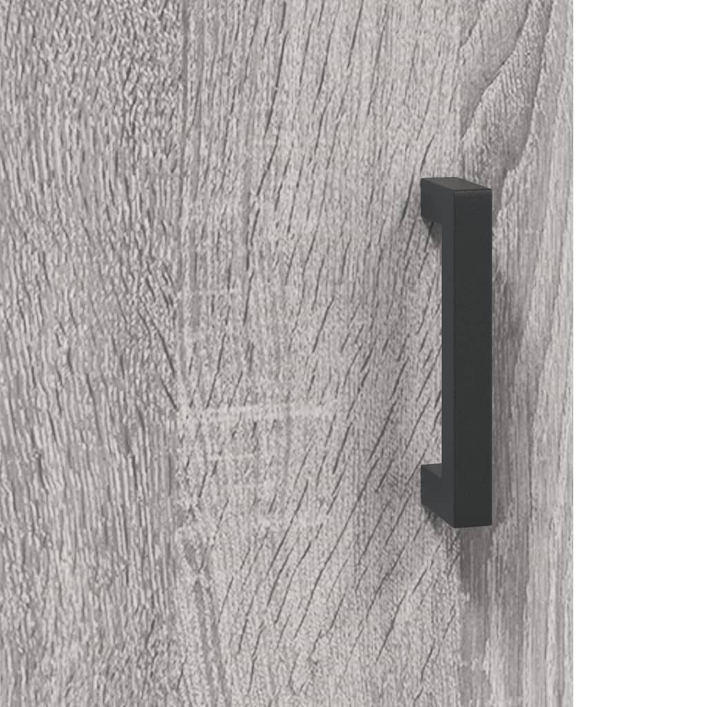 Visoka komoda siva sonome 34,5x34x180 cm od konstruiranog drva