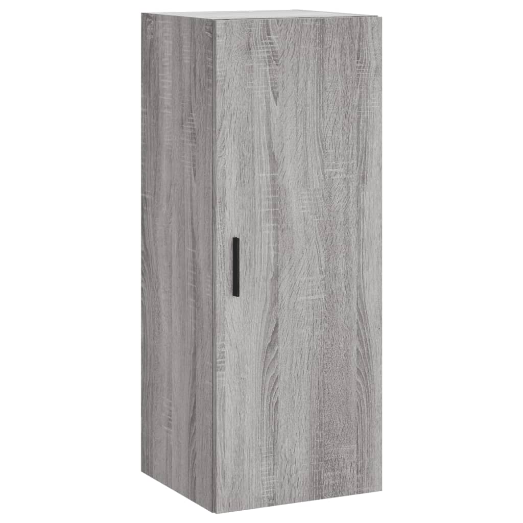 Visoka komoda siva sonome 34,5x34x180 cm od konstruiranog drva