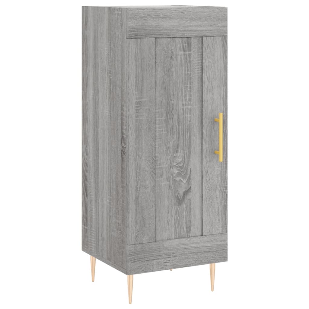 Visoka komoda siva sonome 34,5x34x180 cm od konstruiranog drva
