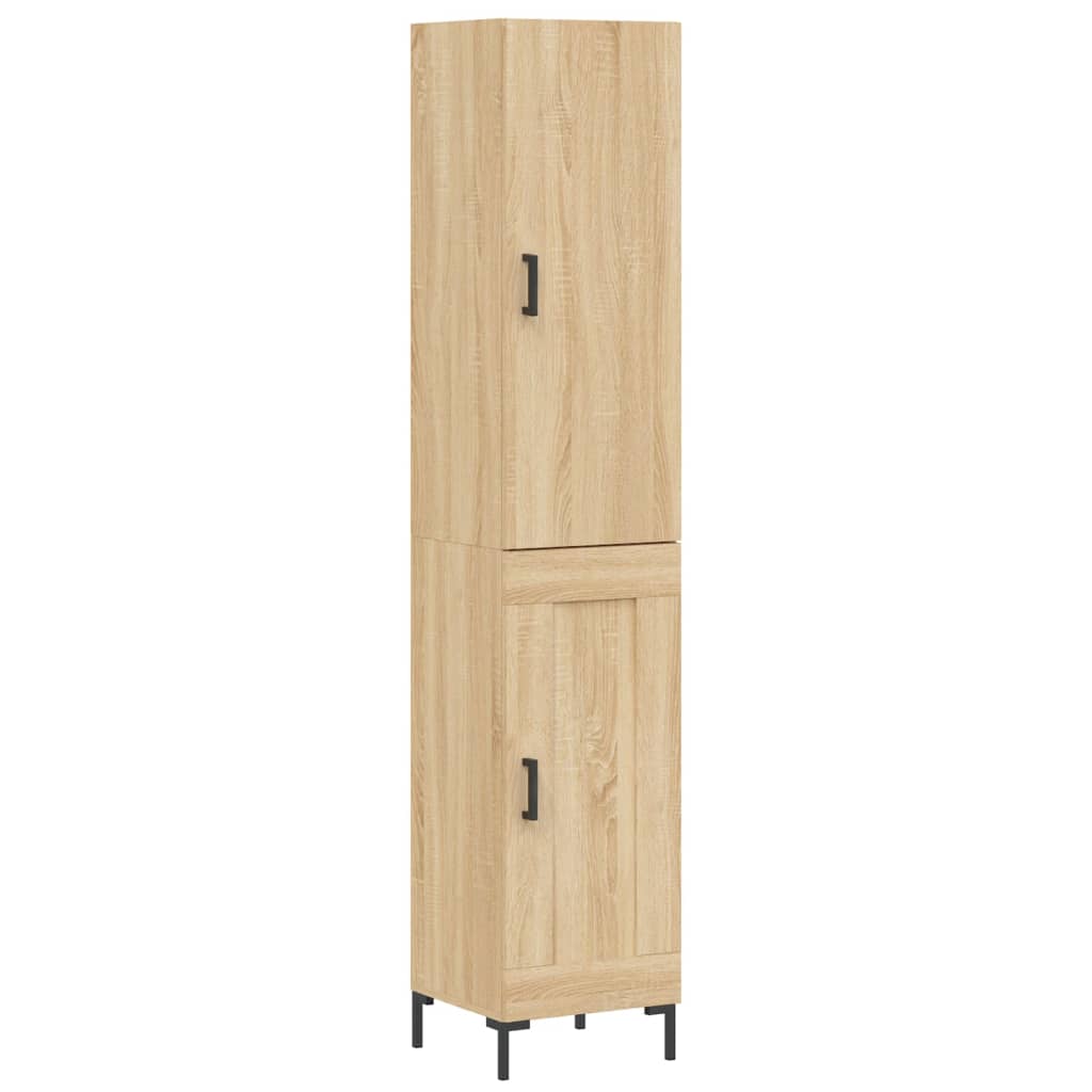 Visoka komoda hrasta sonome 34,5x34x180cm od konstruiranog drva