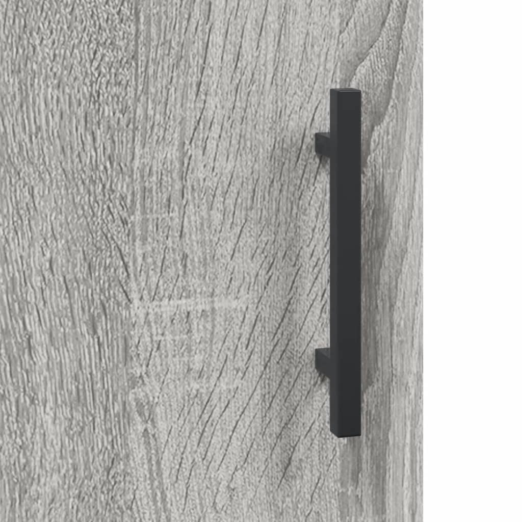 Visoka komoda siva sonome 34,5x34x180 cm od konstruiranog drva