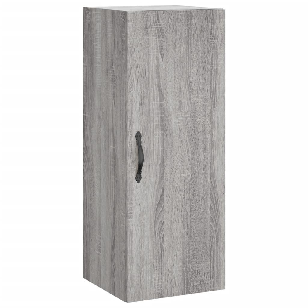Visoka komoda siva sonome 34,5x34x180 cm od konstruiranog drva