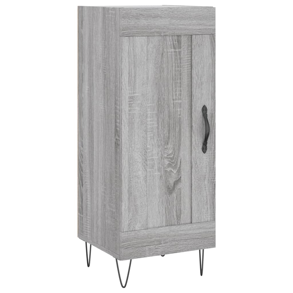 Visoka komoda siva sonome 34,5x34x180 cm od konstruiranog drva