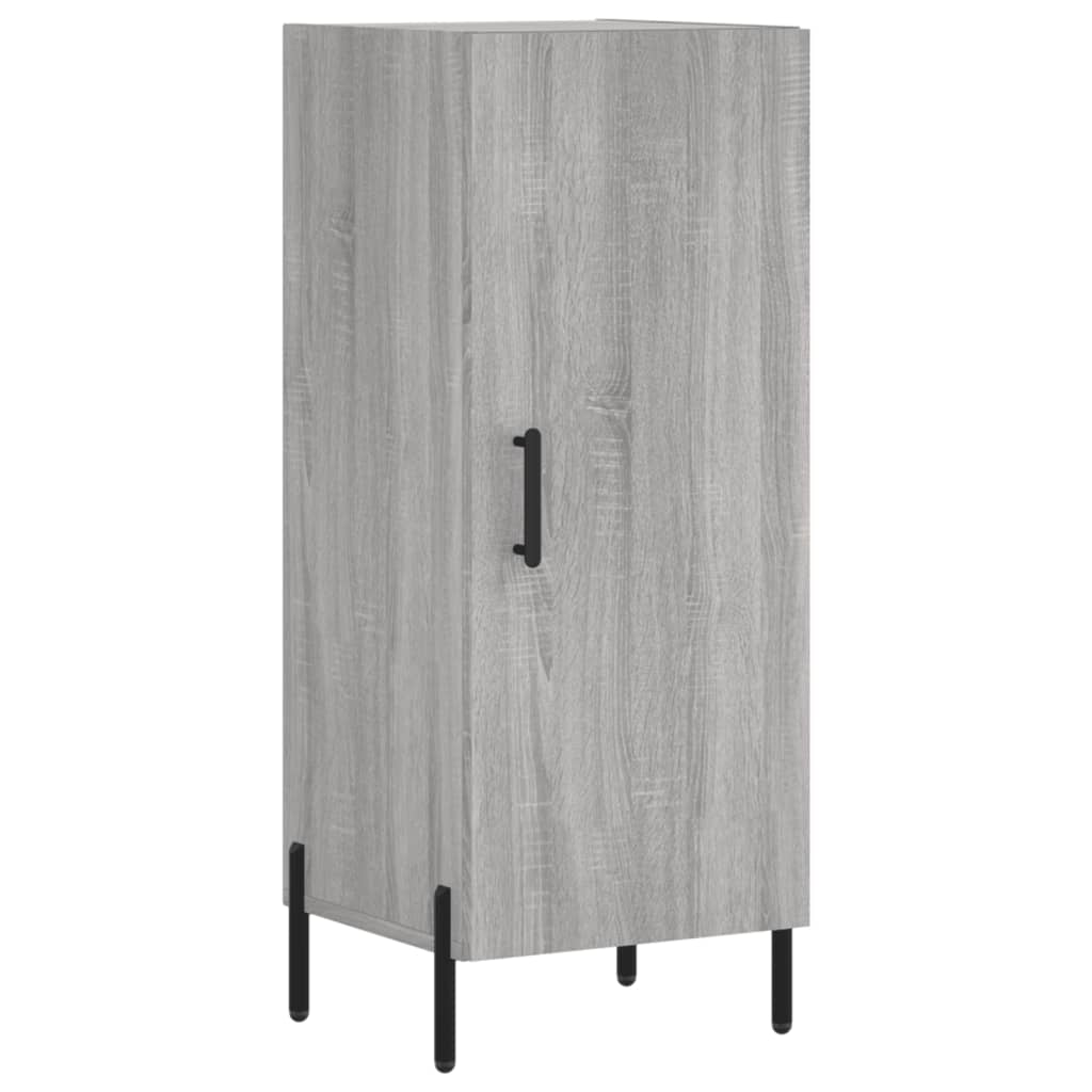 Visoka komoda siva sonome 34,5x34x180 cm od konstruiranog drva
