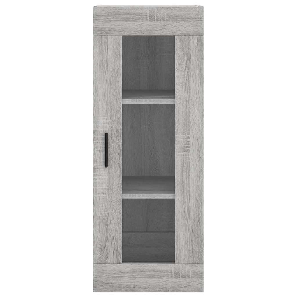 Visoka komoda siva sonome 34,5x34x180 cm od konstruiranog drva