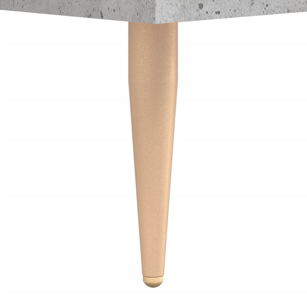 Visoka komoda siva betona 34,5x34x180 cm od konstruiranog drva