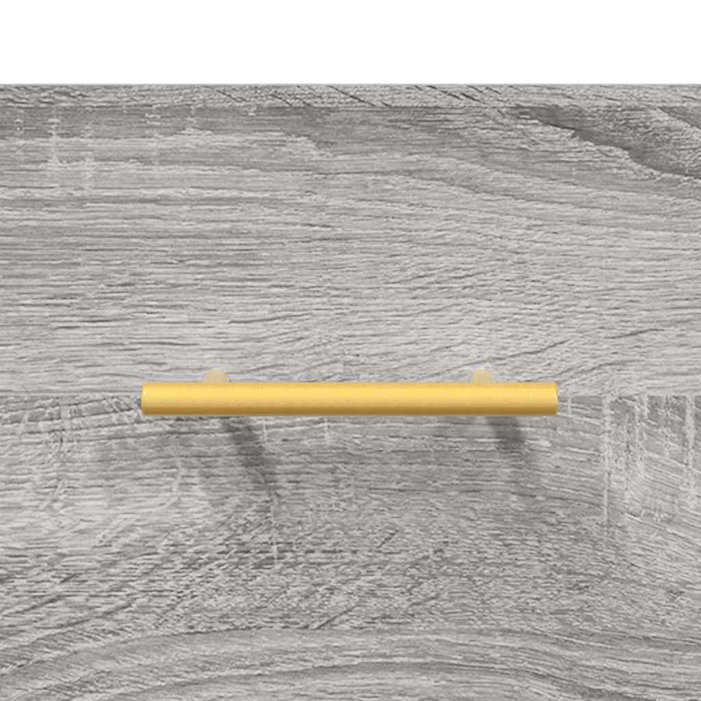 Visoka komoda siva sonome 34,5x34x180 cm od konstruiranog drva