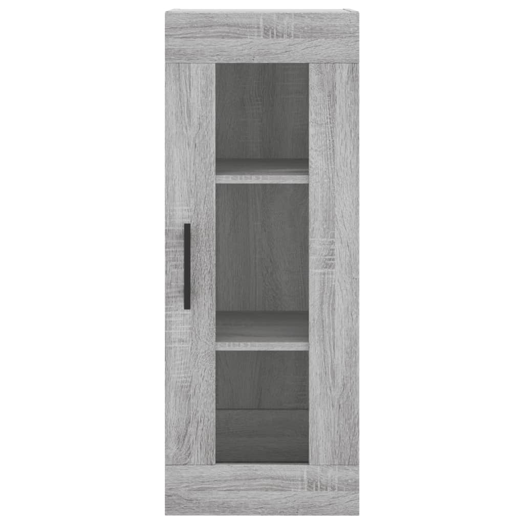 Visoka komoda siva sonome 34,5x34x180 cm od konstruiranog drva