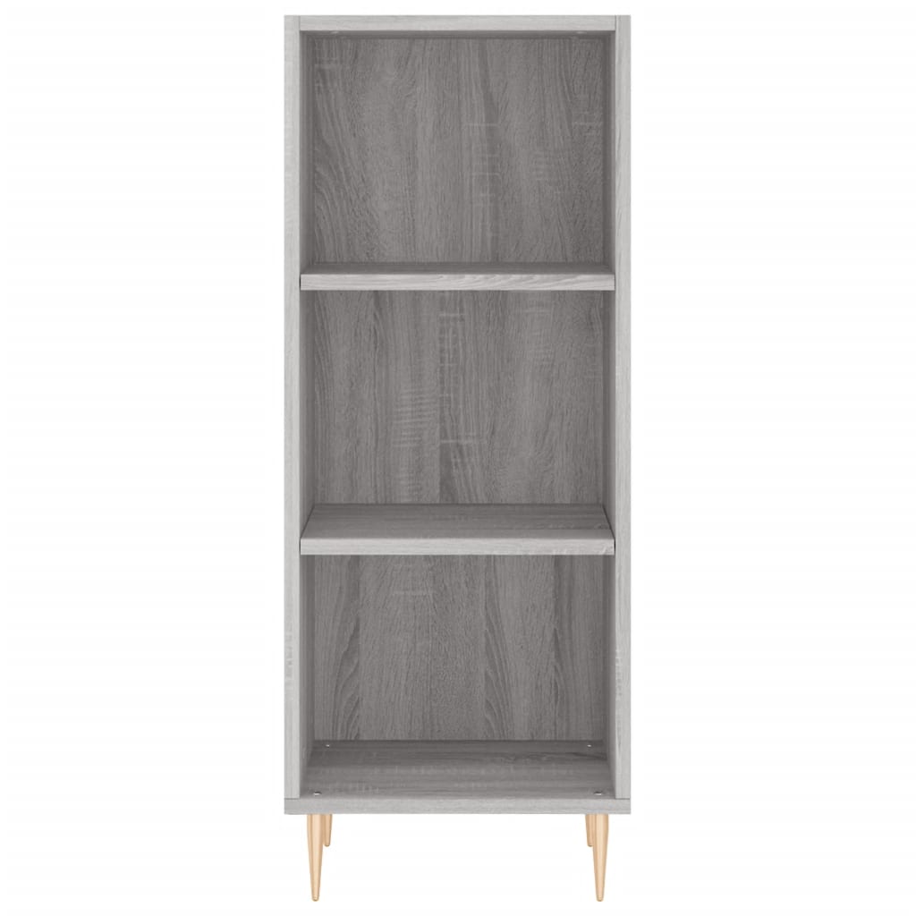 Visoka komoda siva sonome 34,5x34x180 cm od konstruiranog drva