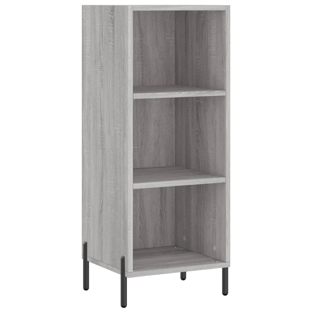 Visoka komoda siva sonome 34,5x34x180 cm od konstruiranog drva