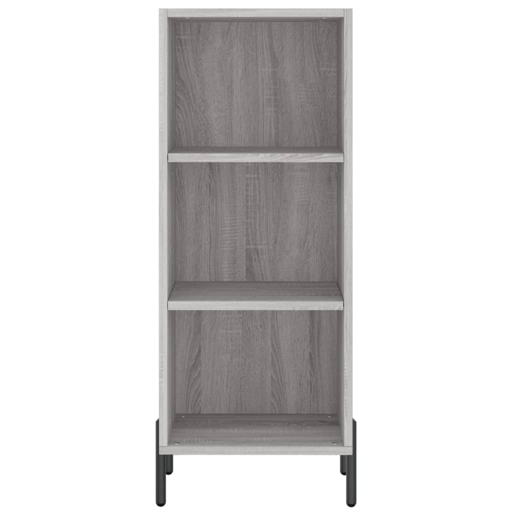 Visoka komoda siva sonome 34,5x34x180 cm od konstruiranog drva