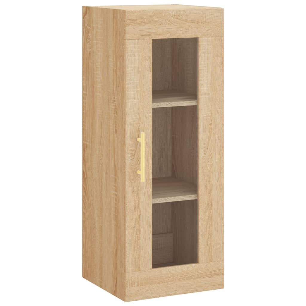 Visoka komoda hrasta sonome 34,5x34x180cm od konstruiranog drva