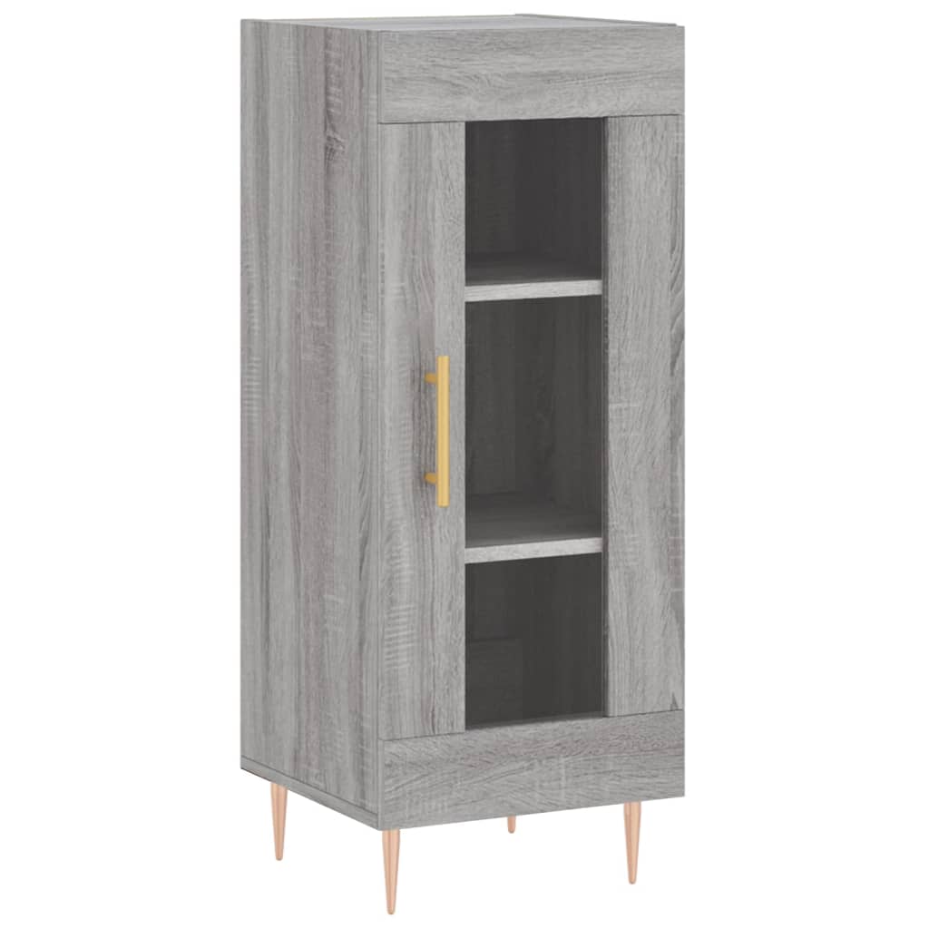 Visoka komoda siva sonome 34,5x34x180 cm od konstruiranog drva