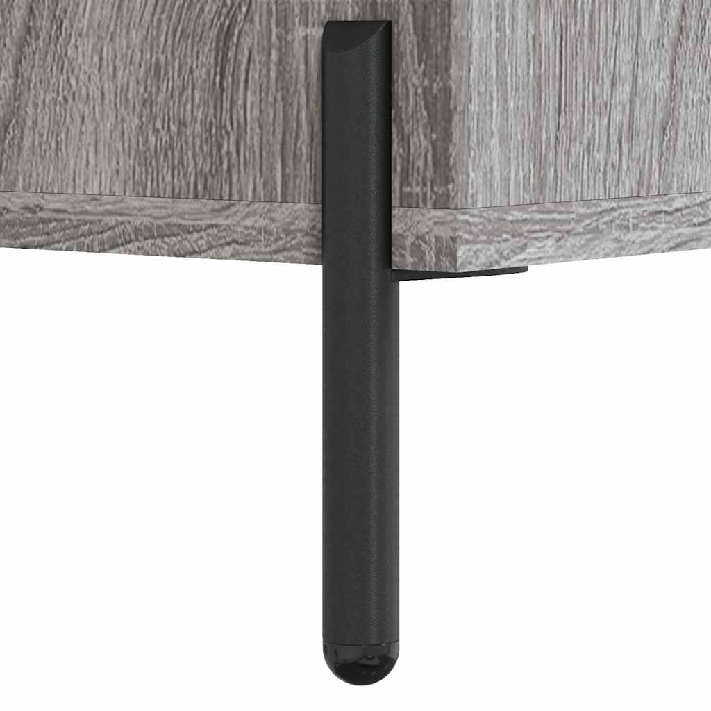 Visoka komoda siva sonome 34,5x34x180 cm od konstruiranog drva