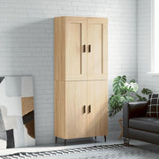 Visoka komoda hrasta sonome 69,5x34x180cm od konstruiranog drva