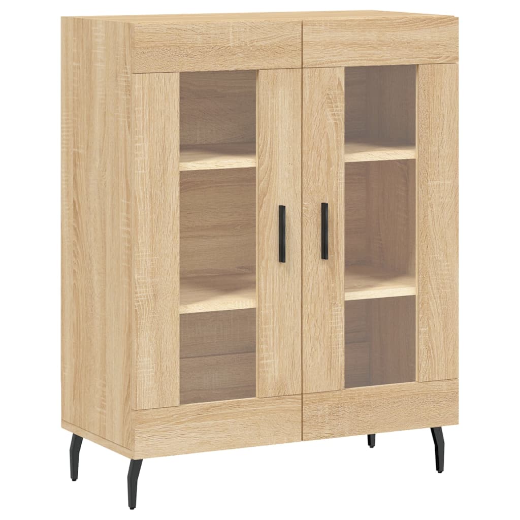 Visoka komoda hrasta sonome 69,5x34x180cm od konstruiranog drva