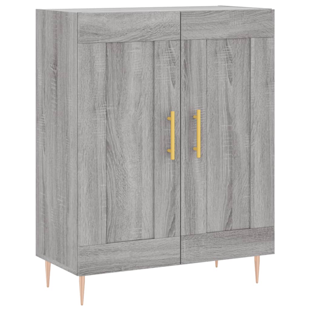 Visoka komoda siva sonome 69,5x34x180 cm od konstruiranog drva