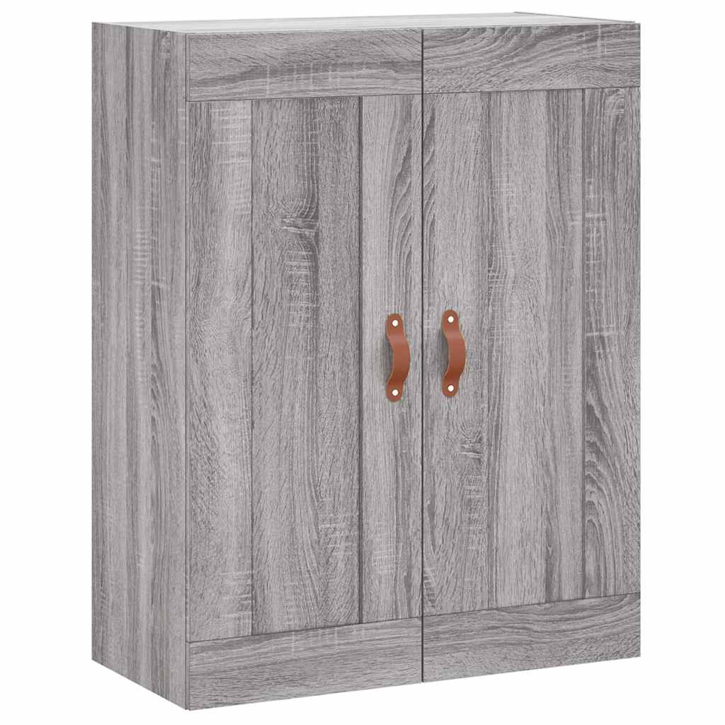 Visoka komoda siva sonome 69,5x34x180 cm od konstruiranog drva