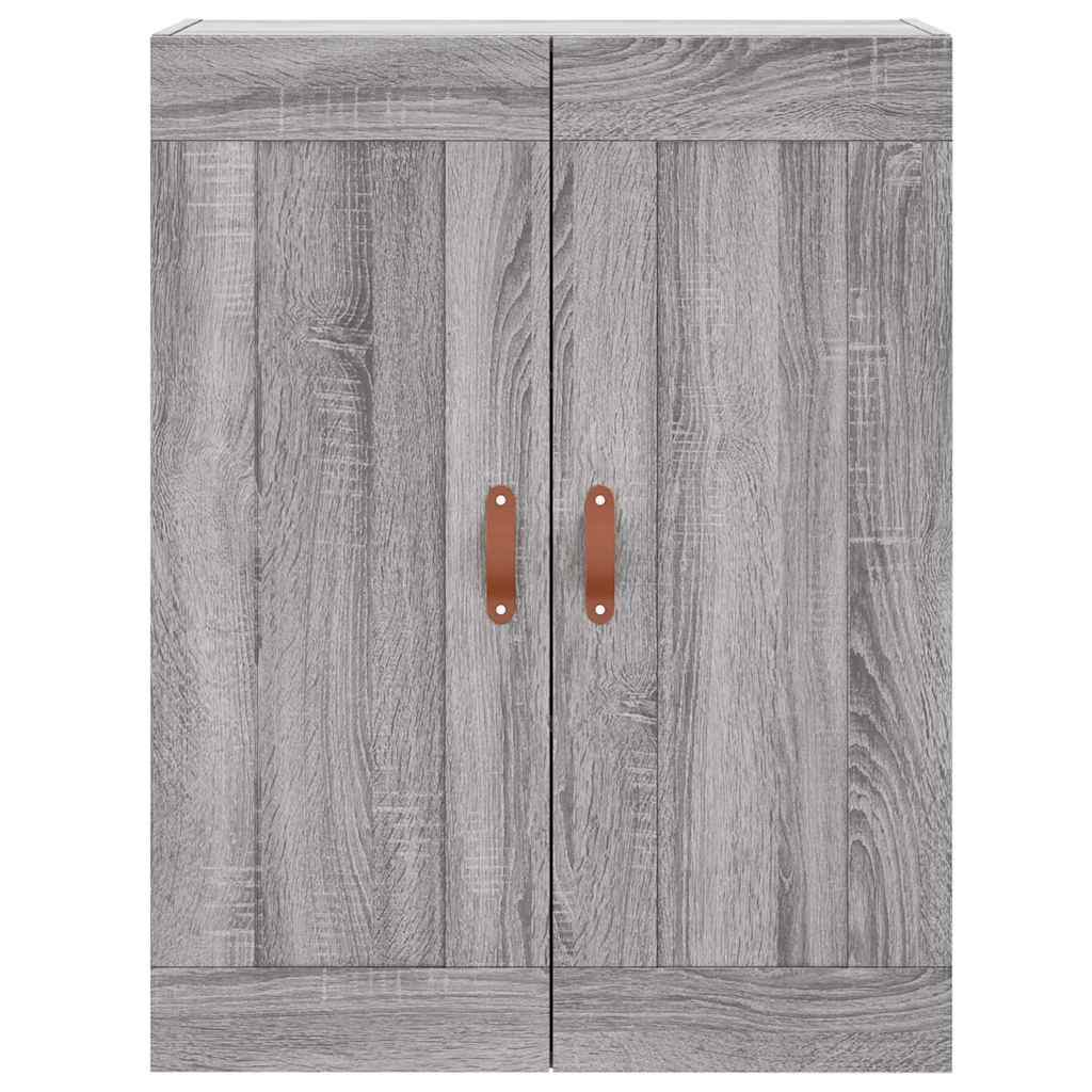 Visoka komoda siva sonome 69,5x34x180 cm od konstruiranog drva