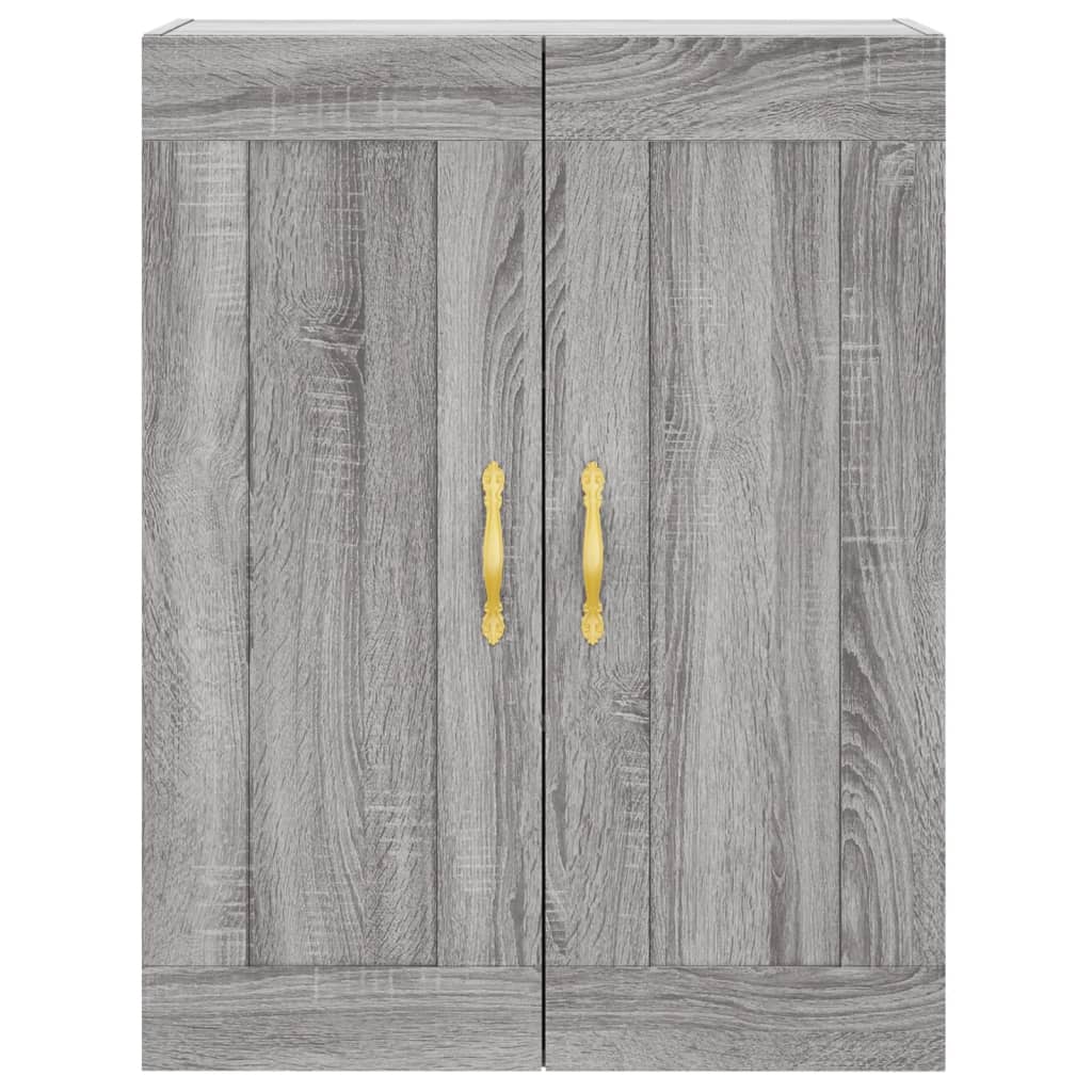 Visoka komoda siva sonome 69,5x34x180 cm od konstruiranog drva