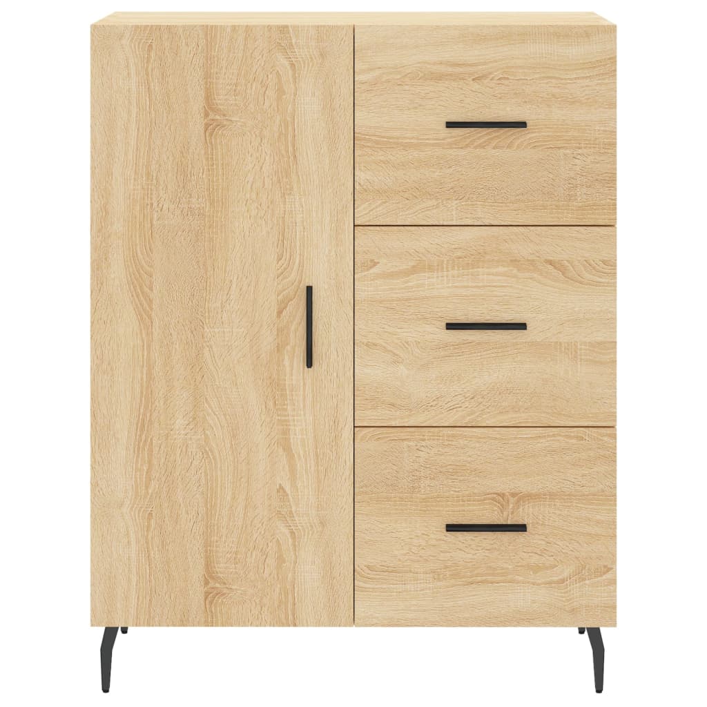 Visoka komoda hrasta sonome 69,5x34x180cm od konstruiranog drva