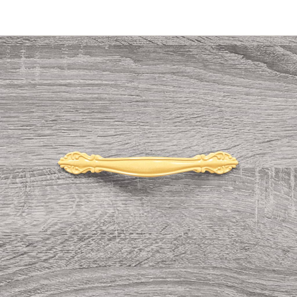 Visoka komoda siva sonome 69,5x34x180 cm od konstruiranog drva
