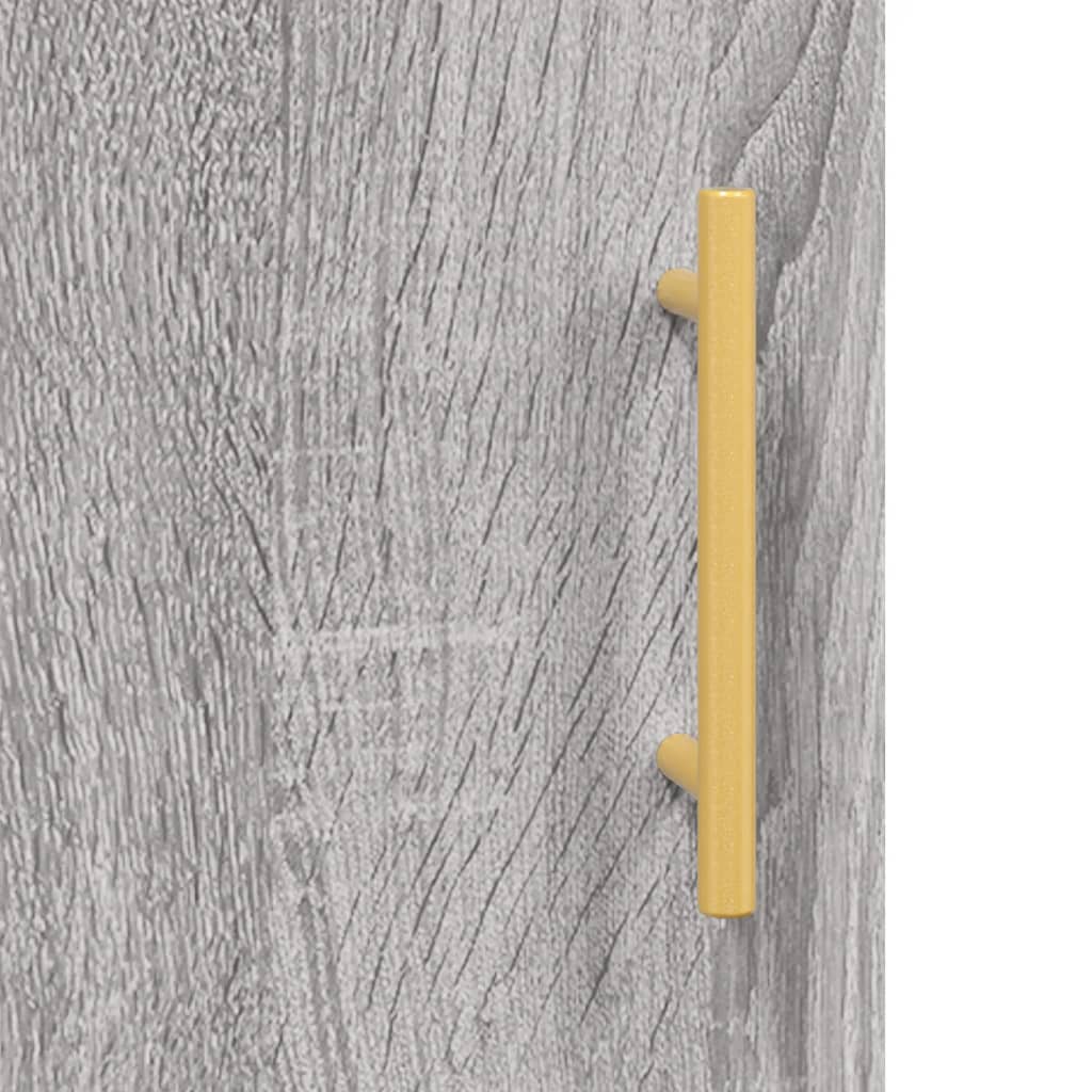 Visoka komoda siva sonome 69,5x34x180 cm od konstruiranog drva