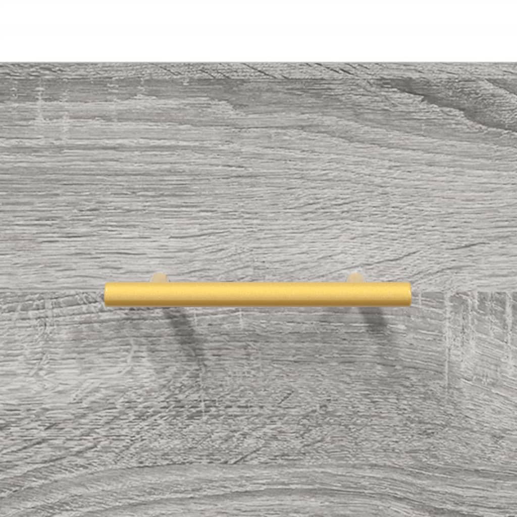 Visoka komoda siva sonome 69,5x34x180 cm od konstruiranog drva