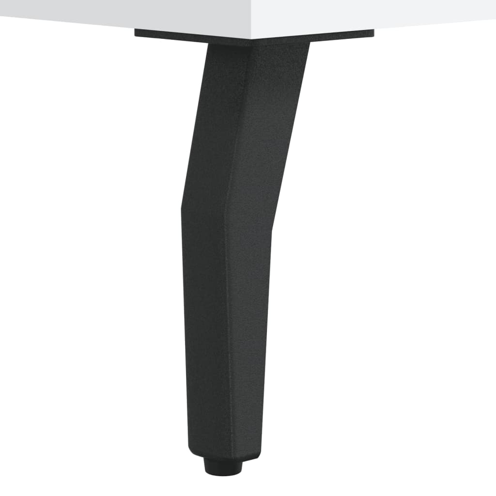 Visoka komoda bijela 69,5x34x180 cm konstruirano drvo