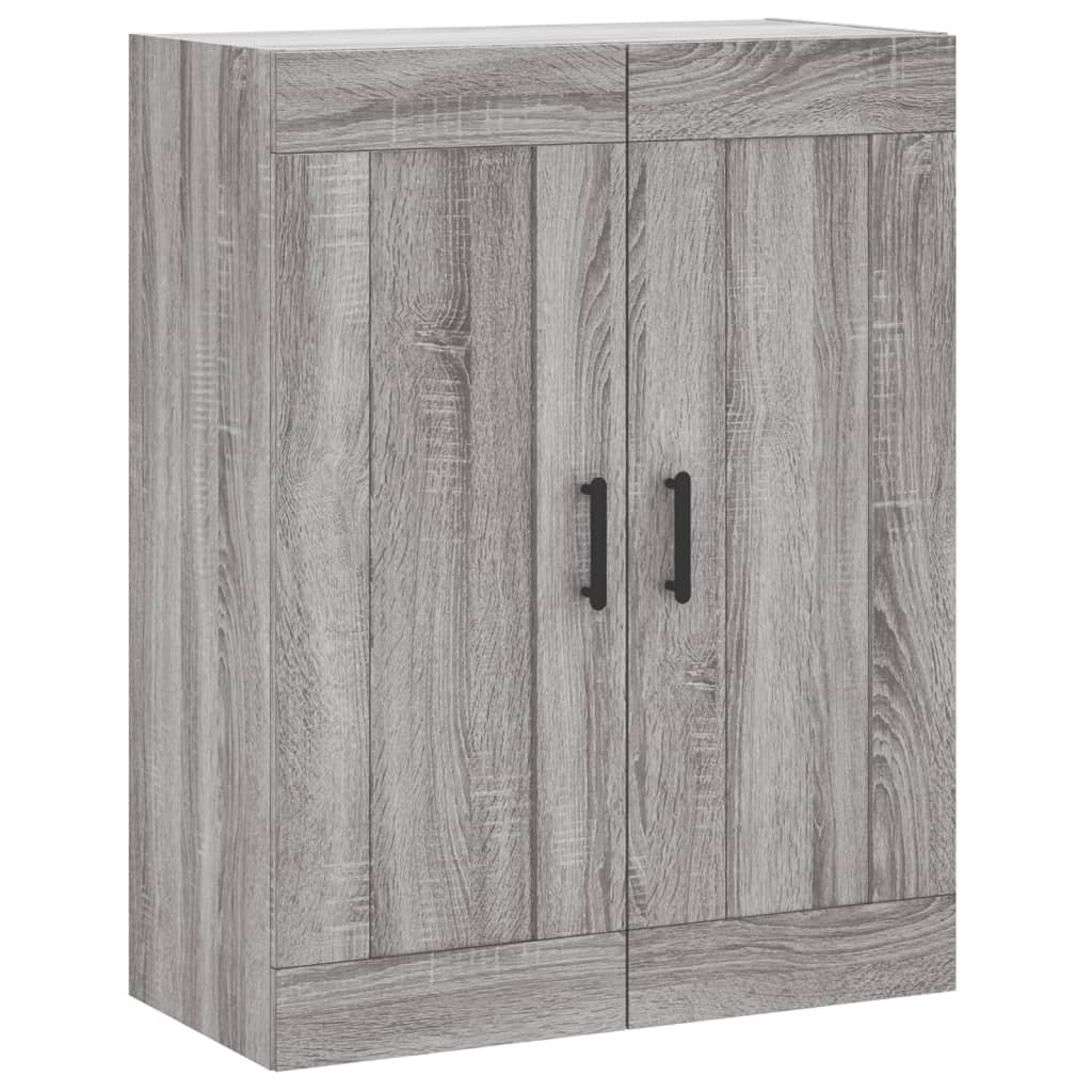 Visoka komoda siva sonome 69,5x34x180 cm od konstruiranog drva