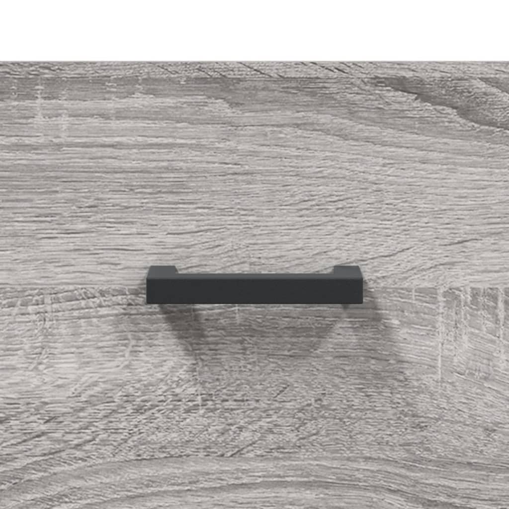 Visoka komoda siva sonome 69,5x34x180 cm od konstruiranog drva