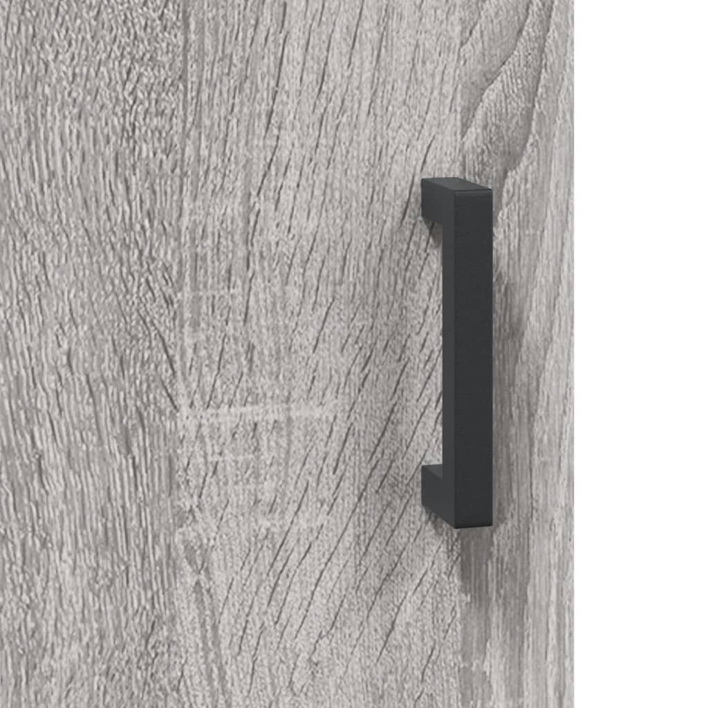 Visoka komoda siva sonome 69,5x34x180 cm od konstruiranog drva