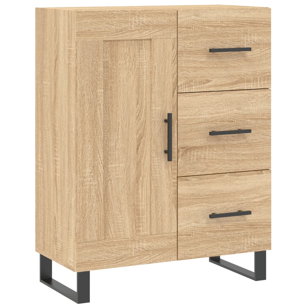 Visoka komoda hrasta sonome 69,5x34x180cm od konstruiranog drva