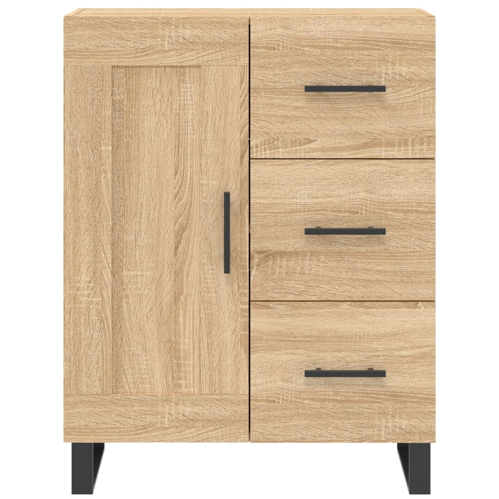 Visoka komoda hrasta sonome 69,5x34x180cm od konstruiranog drva